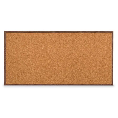 United Visual Products Combo Board, 96"x48", White Frame/Black Porcelain & Rubber UVDECORK9648W-BLKPORC-RUBBER